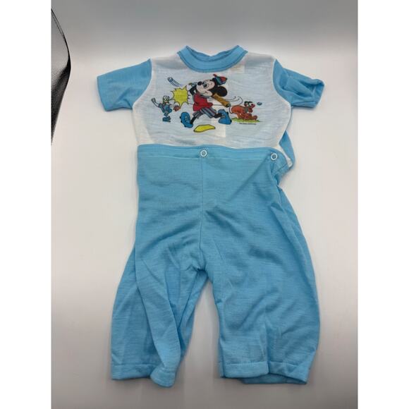 Vintage Disney Mickey Mouse & Friends Toddletime JC Penny Baby Outfit Size 1/2 - Picture 1 of 10
